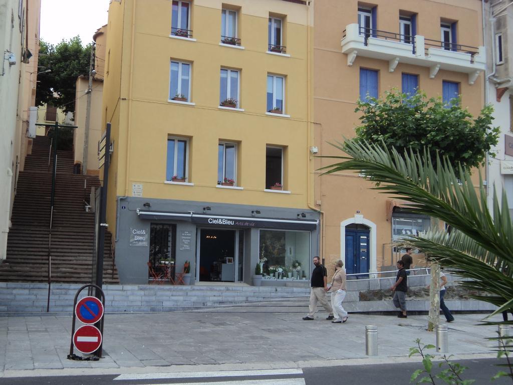 Appartement La Mediterranee Vue Sur Mer Plein Soleil 3 Climatisations Reversibles Port Vendres Szoba fotó